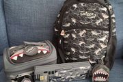 Backpack and other school supplies
