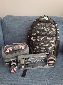 Backpack and other school supplies