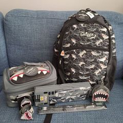 Backpack and other school supplies