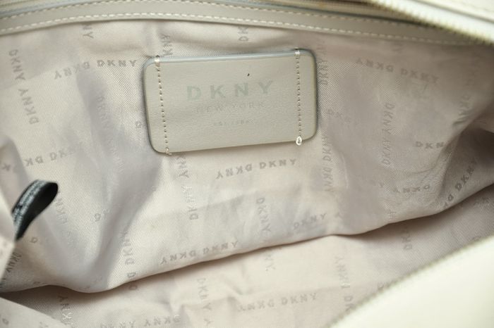 DKNY Bryant Medium Logo Jacquard Tote Bag, Chino Caramel