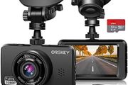 Dash Cam for Cars Front and Rear and SD Card Included 1080P Full HD In Car Camera Dual Lens Dashcam for Cars 170 Wide Angle Sony Sensor with Loop Recording and G-sensor