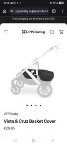 Uppababy Vista basket cover
