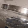 Vintage John Grinsell & Son's  cut glass bowl with silver plated rim Image 8