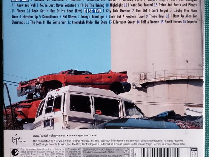 Fountains Of Wayne - Out-Of-State Plates 2 x CD (2005) Compilation US Power Pop Rock EX+