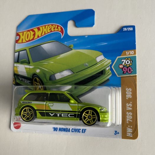 Honda City Turbo/ S2000/ Civic Type EF - Hot wheels