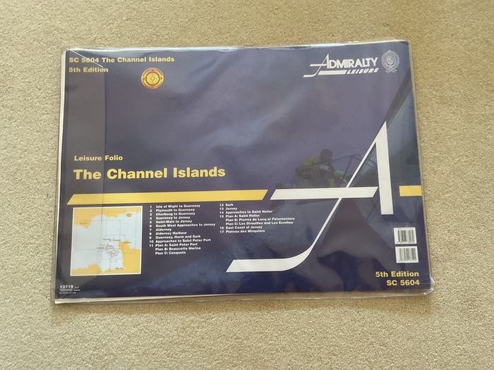 Admiralty Charts for Channel Islands