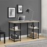 Elmwood Double Pedestal Desk Distressed Grey Oak - 9832096pcomuk Image 2