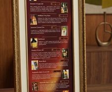 vintage irish whisky framed piece