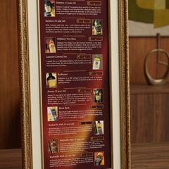 vintage irish whisky framed piece