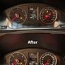 Transporter T5.1 highline clocks ( speedo ) with temp. gauge Image 2