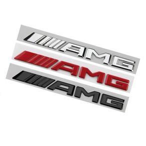 Mercedes AMG Stick Rear Boot Sticker Decals For GLA GLC GLE GLS GT A C E G S Class W177 W210 W211 3D Badge Sticker