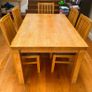 Extendable Willis & Gambier dining table and 6 chairs Image 3