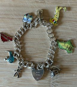 925 Silver Charm Bracelet 25 grams