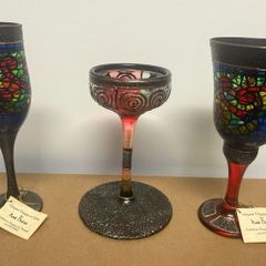 vintage Karl Hulme goblets