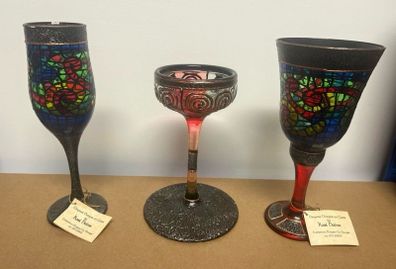 vintage Karl Hulme goblets