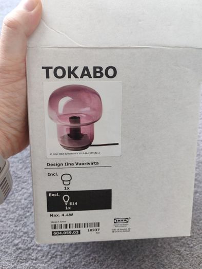 Pink Ikea vintage Lamp