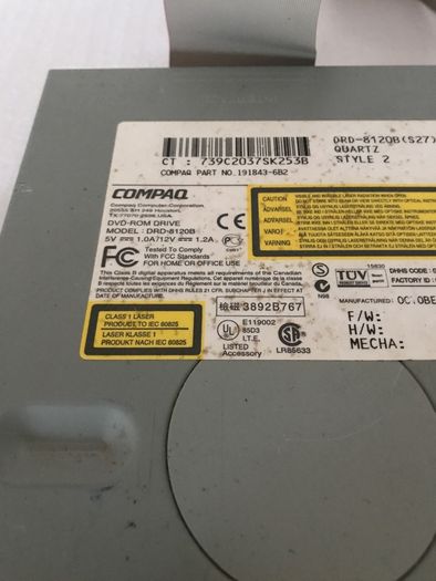 Computer Dvd Drive And Another Computer Item