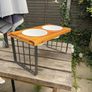 dog bowls on stand Image 4