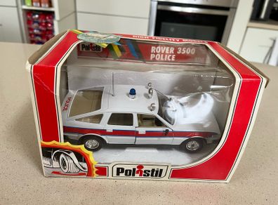 Rover 3500 Police 1/25 Polistil Rare Year 1980