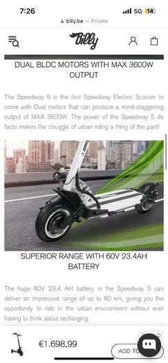 electric scooter