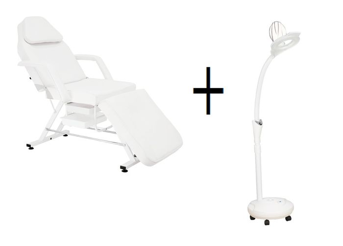 NEW Lamp Cosmetic Magnifier LED 5 DPI tripod ADJUSTMENT