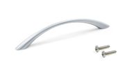 Emuca Bombay Furniture Handles Silver 20 Pieces