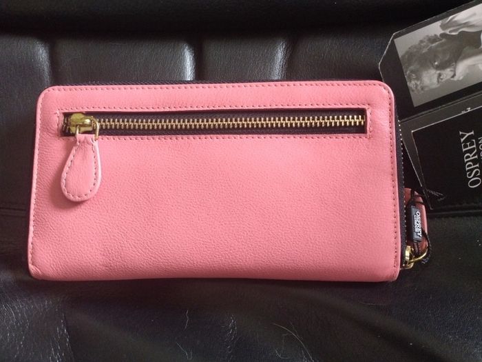 Designer OSPREY Graeme Ellisdon Real Leather Purse Brand New