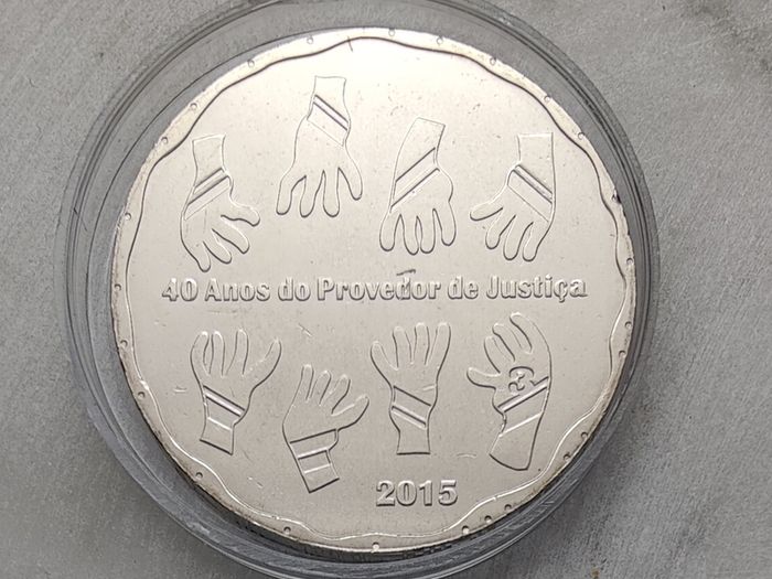 Portugal 2.5 Euro Base Metals Uncirculated Coin 2015 - 40 Years of the Ombudsman - Currency - Dates and Figures in the History of Portugal