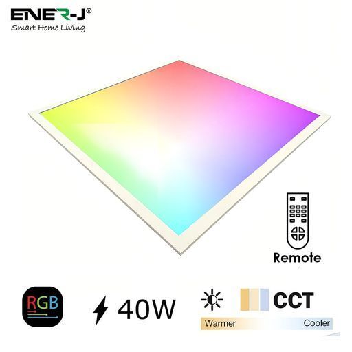 40 W 600 x 600 mm LED Panel Light RGB Colour Changing