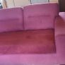 Magenta Pink DFS Sofa Image 4