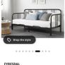 FYRESDAL metal frame sofa bed/ day bed 80x200cm Image 10