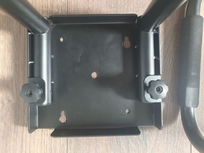 VIVO Heavy Duty Adjustable Under-Desk PC Mount, BLACK, Home and Office Computer CPU Holder with Secure Locking, Supports up to 30kg (66 lbs), MOUNT-PC04B
