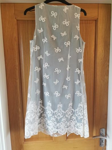 Charming Lace Overlay Dress