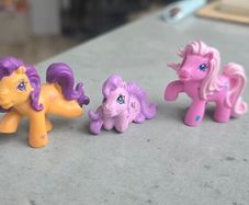 3 x Cake Toppers Mini Figures MLP G3 My Little Pony