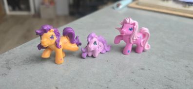 3 x Cake Toppers Mini Figures MLP G3 My Little Pony
