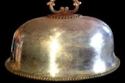 Antique Victorian Silver Plate Meat Dome