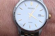 Seiko SUR107P1 Two-Tone Quartz Dress Watch