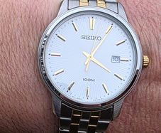 Seiko SUR107P1 Two-Tone Quartz Dress Watch