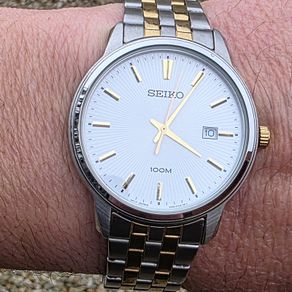 Seiko SUR107P1 Two-Tone Quartz Dress Watch