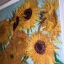 Van Gogh Sunflowers Puzzle Art with Wooden Frame Image 2
