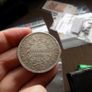 France 1874 A. Silver 5 francs."Hercules"Type.90%silver. Image 2