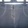 Girls Trousers Adams Black- Fine White Pin Stripe Age 8.   Great condition Image 5