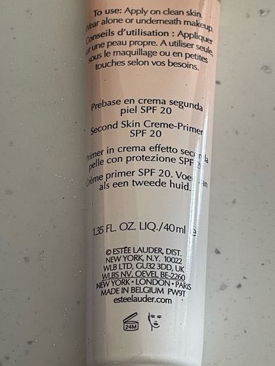 Estee Lauder Second Skin Cream Primer spf20
