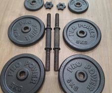 Set of dumbbell weights