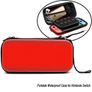 Nintendo Switch EVA Hard Protective Case Zip Cover Carry Bag Pouch Red Image 3