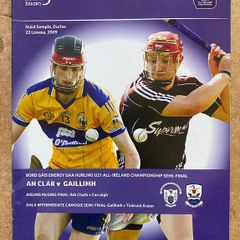 2009 Galway v Clare - GAA U21 Hurling Championship Semi-Final Programme