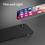 Liquid Silicone Case For iPhone XS Max Luxury Thin ShockProof Soft Phone Cover Black - FHT1IPXSMLK Image 5