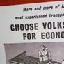 Vw Pick Up Irish 1955 Advert Poster Ireland, Irish Memorabilia Image 2