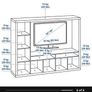 tv unit, with led controlled by remote installed. Image 5