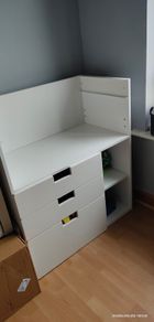 Ikea desk or changing station with drawers